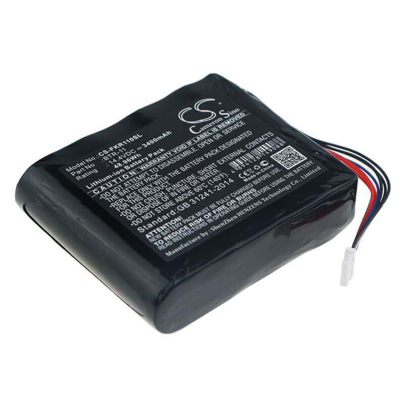 14.4V, Li-ion, 3400mAh, Equipment battery fits Fujikura, Btr-11, Arc Fusion Splicers, Fsm-21s, 48.96Wh Equipment, Survey, Test Cameron Sino Technology Limited