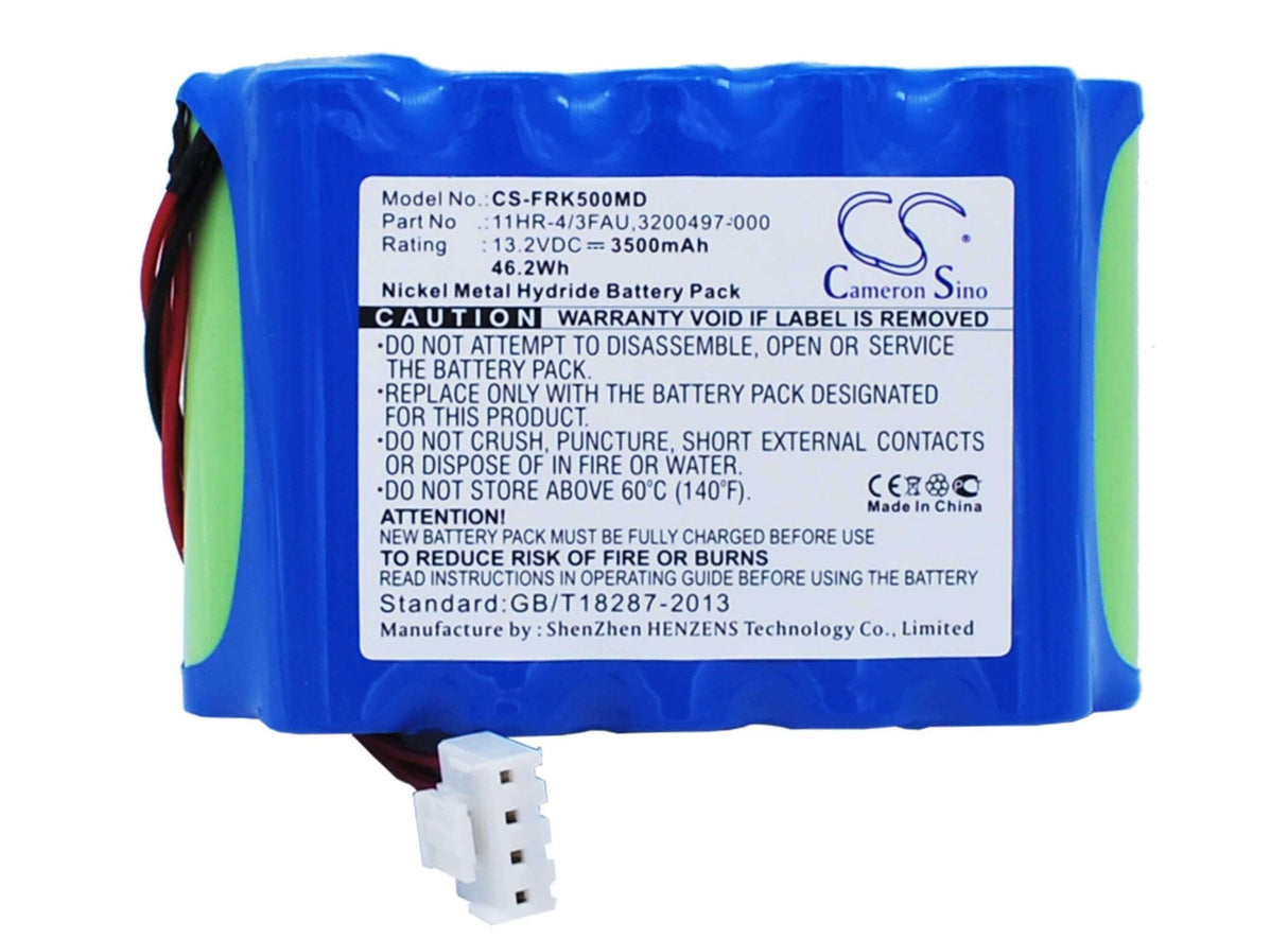 13.2V, Ni-MH, 3500mAh, Medical battery fits Fujikura, 11hr-4/3fau, Btr-08, Btr-08r, 46.20Wh Medical Cameron Sino Technology Limited (Medical)