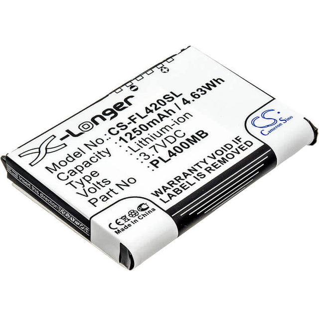 3.7V, Li-ion, 1250mAh, PDA battery fits Fujitsu, Pharos, 10600405394, Loox 400, Loox 410, 4.63Wh PDA, Pocket PC Cameron Sino Technology Limited