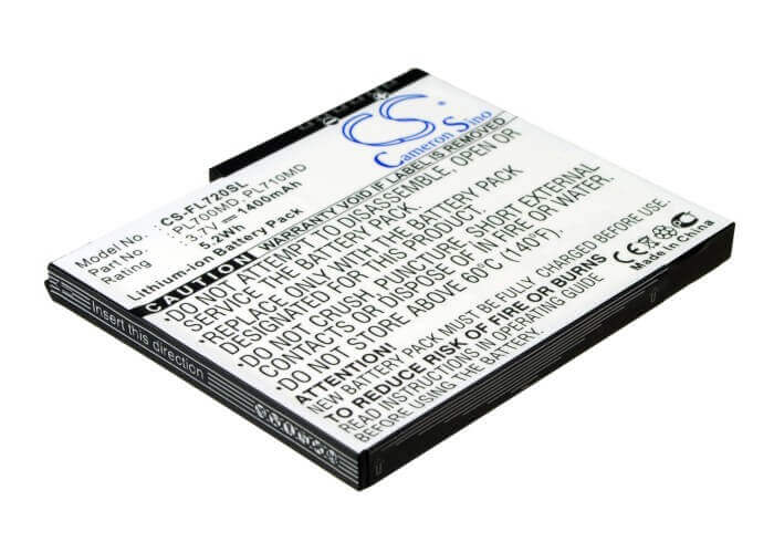 3.7V, Li-ion, 1400mAh, PDA battery fits Fujitsu, 35h00047-00, Loox 700, Loox 710, 5.18Wh PDA, Pocket PC Cameron Sino Technology Limited (Suspended)