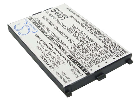 3.7V, Li-Polymer, 1530mAh, SmartPhone battery fits Fujitsu, 1060097145, Loox T800, Loox T810, 5.66Wh Mobile, SmartPhone Cameron Sino Technology Limited (Smartphone)
