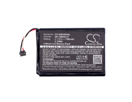 3.7V, Li-ion, 750mAh, GPS battery fits Garmin, 361-00056-21, 010-01531-00, Driveassist 50 Lmt-d, 2.78Wh GPS, Navigator Cameron Sino Technology Limited