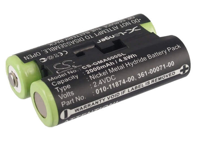 2.4V, Ni-MH, 2000mAh, GPS battery fits Garmin, 010-11874-00, 010-01550-00, Astro 430 Handheld, 4.8Wh GPS, Navigator Cameron Sino Technology Limited