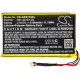 3.8V, Li-Polymer, 3100mAh, GPS battery fits Garmin, 361-00107-00, 010-01735-10, Explorer+, 11.78Wh GPS, Navigator Cameron Sino Technology Limited