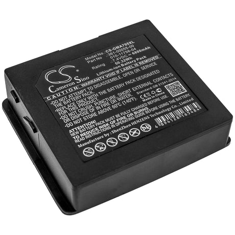 7.4V, Li-ion, 6800mAh, GPS battery fits Garmin, 010-11756-04, Aera 795, Aera 796, 50.32Wh GPS, Navigator Cameron Sino Technology Limited