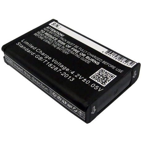 3.7V, Li-ion, 1800mAh, GPS battery fits Garmin, 010-11599-00, Alpha 200, Alpha 200i, 6.66Wh GPS, Navigator Cameron Sino Technology Limited