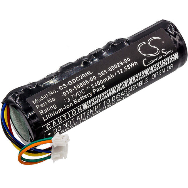 3.7V, Li-ion, 3400mAh, Dog Collar battery fits Garmin, 010-10806-00, Astro 220, Astro 320, 12.58Wh Dog Collar Cameron Sino Technology Limited