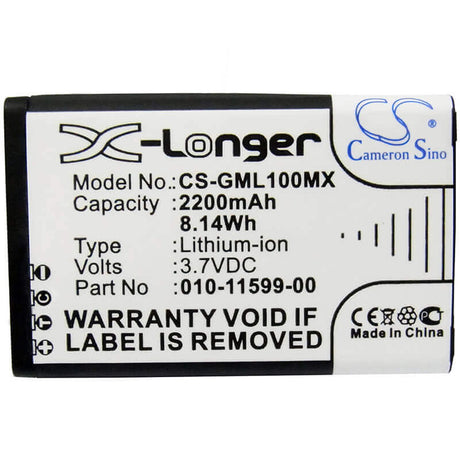 3.7V, Li-ion, 2200mAh, Camera battery fits Garmin, 010-11599-00, E1gr, E1grvirbelite, 8.14Wh Camera Cameron Sino Technology Limited (Camera)