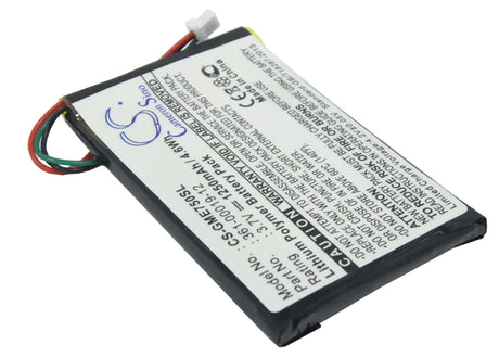 3.7V, Li-Polymer, 1250mAh, GPS battery fits Garmin, 361-00019-12, Edge 605, Edge 705, 4.63Wh GPS, Navigator Cameron Sino Technology Limited