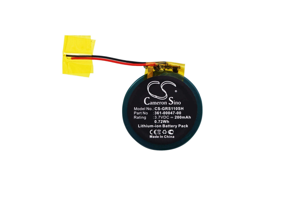 3.7V, Li-ion, 200mAh, Smartwatch battery fits Garmin, 361-00047-00, Approach S1, Approach S3, 0.74Wh Smartwatch Cameron Sino Technology Limited