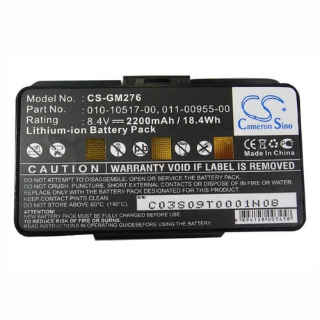 7.4V, Li-ion, 2200mAh, GPS battery fits Garmin, 010-10517-00, 010-00543-00, 100054300, 16.28Wh GPS, Navigator Cameron Sino Technology Limited