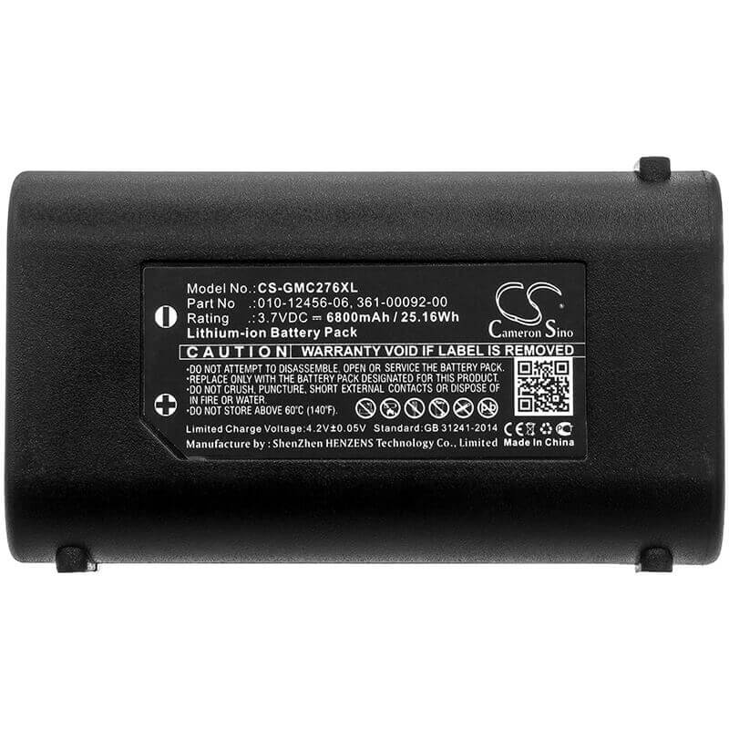 3.7V, Li-ion, 6800mAh, GPS battery fits Garmin, 010-12456-06, Gpsmap 276cx, 25.16Wh GPS, Navigator Cameron Sino Technology Limited