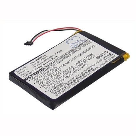 3.7V, Li-Polymer, 1200mAh, GPS battery fits Garmin, 361-00019-15, Nulink 2340, Nulink 2390, 4.44Wh GPS, Navigator Cameron Sino Technology Limited