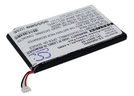 3.7V, Li-Polymer, 1200mAh, GPS battery fits Garmin, 361-00051-00, Nuvi 2460lmt, Nuvi 2595lm, 4.44Wh GPS, Navigator Cameron Sino Technology Limited