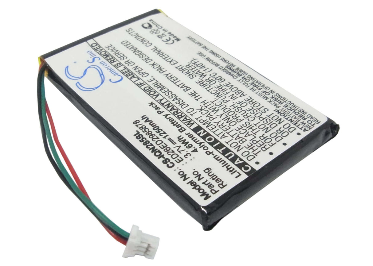 3.7V, Li-Polymer, 1250mAh, GPS battery fits Garmin, Ed26ed2985878, Nuvi 285, Nuvi 285w, 4.63Wh GPS, Navigator Cameron Sino Technology Limited