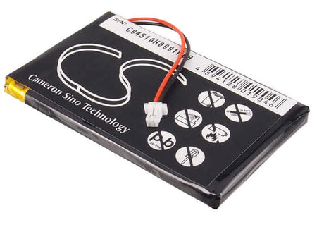 3.7V, Li-Polymer, 1250mAh, GPS battery fits Navgear, Garmin, 010-00538-78, Nuvi 300, Nuvi 300t, 4.63Wh GPS, Navigator Cameron Sino Technology Limited