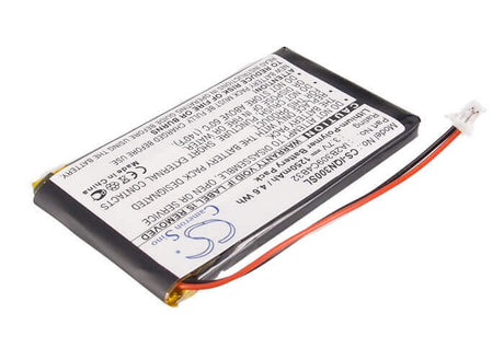 3.7V, Li-Polymer, 1250mAh, GPS battery fits Navgear, Garmin, 010-00538-78, Nuvi 300, Nuvi 300t, 4.63Wh GPS, Navigator Cameron Sino Technology Limited
