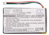 3.7V, Li-Polymer, 1250mAh, batterie GPS compatible Garmin, 010-00657-06, Nuvi 770, Nuvi 770t, 4.63Wh GPS, Navigator Cameron Sino Technology Limited