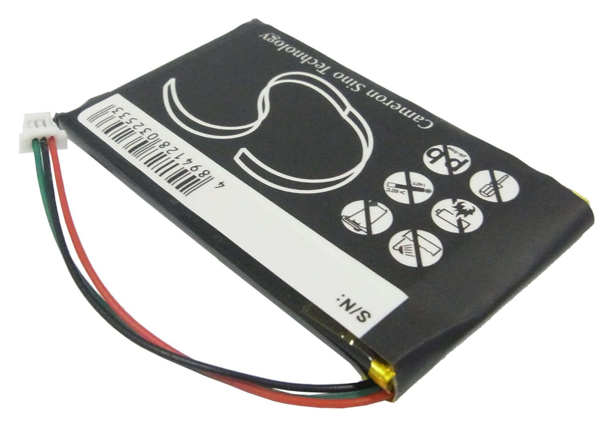 3,7V, Li-Polymer, 1250mAh, batterie GPS compatible Garmin, Ec36ec4240878, Nuvi 780, Nuvi 780t, 4,63Wh GPS, Navigator Cameron Sino Technology Limited