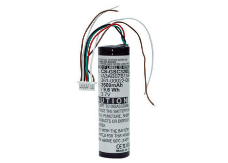 3.7V, Li-ion, 2600mAh, GPS battery fits Garmin, 361-00022-00, Streetpilot C320, Streetpilot C330, 9.62Wh GPS, Navigator Cameron Sino Technology Limited
