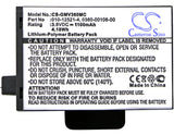 3.8V, Li-Polymer, 1100mAh, Camera battery fits Garmin, 010-12521-40, Virb 360, 4.18Wh Camera Cameron Sino Technology Limited (Camera)