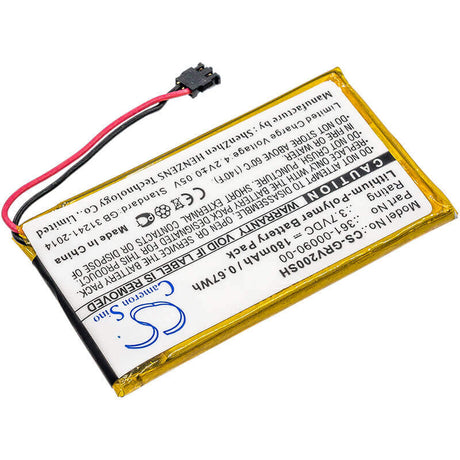 3.7V, Li-Polymer, 180mAh, Smartwatch battery fits Garmin, 361-00090-00, Vivoactive Hr, 0.67Wh Smartwatch Cameron Sino Technology Limited