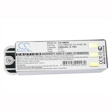 3.7V, Li-ion, 2200mAh, GPS battery fits Garmin, 010-10863-00, Zumo 400, Zumo 450, 8.14Wh GPS, Navigator Cameron Sino Technology Limited