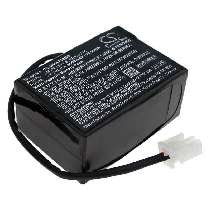 6V, Sealed Lead Acid, 5000mAh, Medical battery fits Ge, Ee400216, Aespire 7100, Aespire 7100 Iec, 30.00Wh Medical Cameron Sino Technology Limited (Medical)