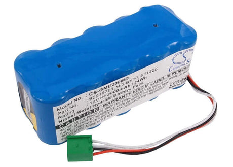 12.0V, Ni-MH, 2000mAh, Medical battery fits Hellige, Ge, 110202, Dash 2000, Esaote, 24.00Wh Medical Cameron Sino Technology Limited (Medical)
