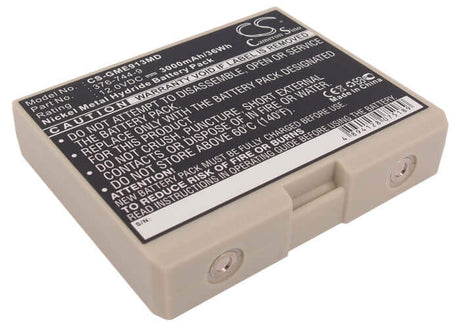 12.0V, Ni-MH, 3000mAh, Medical battery fits Ge, 30344030, Cardioserv, Hellige Defibrillator, 36.00Wh Medical Cameron Sino Technology Limited (Medical)
