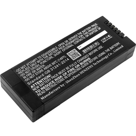 12.6V, Li-ion, 4400mAh, Equipment battery fits Ge, 1003022, Inspection USM33, Krautkramer Usm 33, 55.44Wh Equipment, Survey, Test Cameron Sino Technology Limited