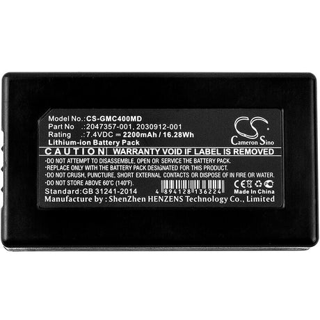 7.4V, Li-ion, 2200mAh, Medical battery fits Ge, 2030912-001, Ekg Mac 400, Ekg Mac 600, 16.28Wh Medical Cameron Sino Technology Limited (Medical)
