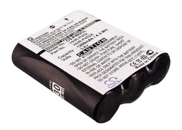 3.6V, Ni-MH, 1200mAh, Cordless Phone battery fits Sanyo, Ge, Radio Shack, Panasonic, Hhr-p402, Tl-26400, 4.32Wh Cordless Phone Cameron Sino Technology Limited (Cordless Phone)