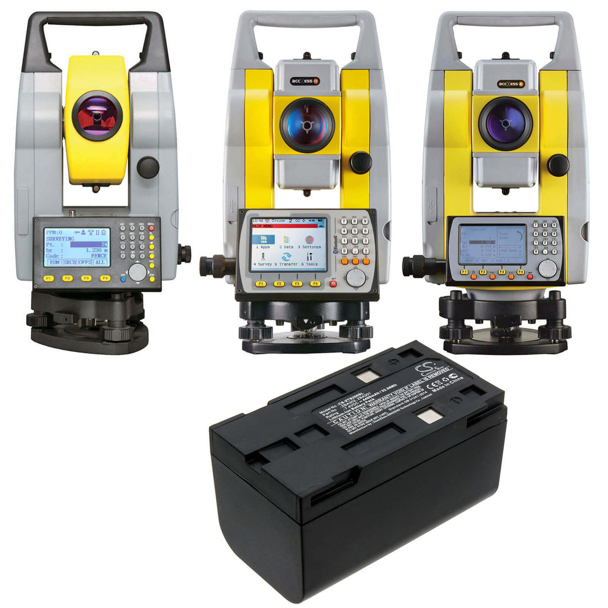 7.4V, Li-ion, 4400mAh, Equipment battery fits Geomax, Zba301, Zipp10, Zoom 20, 32.56Wh Equipment, Survey, Test Cameron Sino Technology Limited