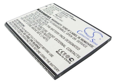 3.7V, Li-ion, 2000mAh, SmartPhone battery fits Gfive, Wg5701, A79+, G7, 7.4Wh Mobile, SmartPhone Cameron Sino Technology Limited (Smartphone)