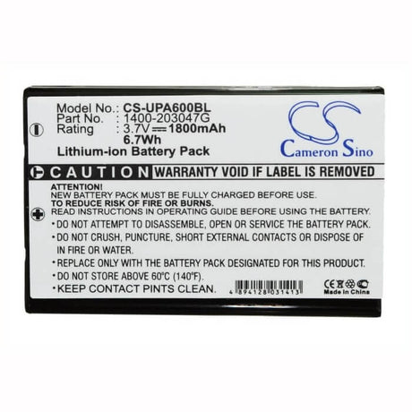 Barcode Scanner Battery For Gicom Lk9150, Lk9100 3.7v, 1800mah - 6.66wh Barcode Scanner Cameron Sino Technology Limited