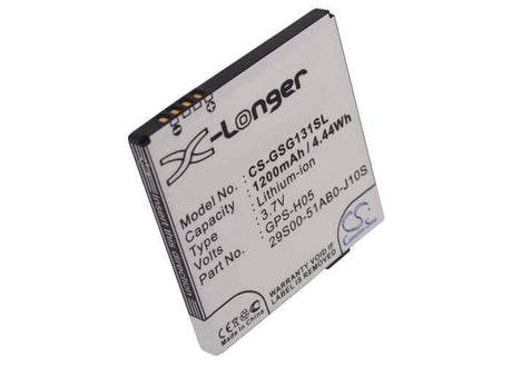 3.7V, Li-ion, 1200mAh, SmartPhone battery fits Gsmart, 29s00-51ab0-j10s, Gsmart G1310, Gsmart G1315, 4.44Wh Mobile, SmartPhone Cameron Sino Technology Limited (Suspended)