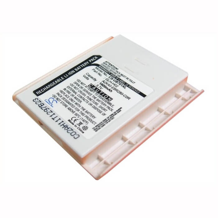 3.7V, Li-ion, 1600mAh, SmartPhone battery fits Gigabyte, A2k40-ebr280-c0r, Gsmart I, Gsmart I (128), 5.92Wh Mobile, SmartPhone Cameron Sino Technology Limited (Smartphone)