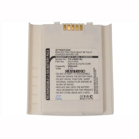 3.7V, Li-ion, 950mAh, SmartPhone battery fits Gigabyte, A2k40-ej1270-cor, Gsmart I300, 3.52Wh Mobile, SmartPhone Cameron Sino Technology Limited (Suspended)