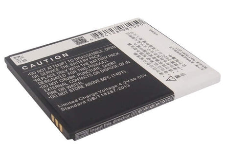 3.7V, Li-ion, 1700mAh, SmartPhone battery fits Gigabyte, Gsmart, Bl-166, Gsmart Maya M1, 6.29Wh Mobile, SmartPhone Cameron Sino Technology Limited (Smartphone)