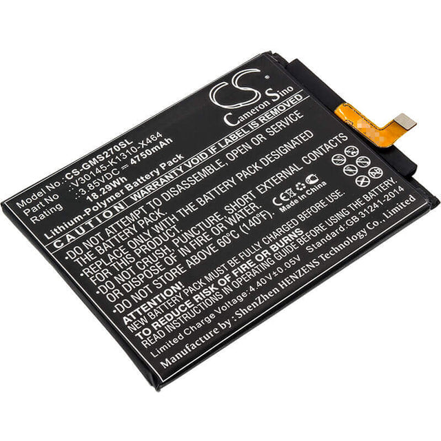 3.85V, Li-Polymer, 4750mAh, SmartPhone battery fits Gigaset, V30145-k1310-x464, Gs270, 18.29Wh Mobile, SmartPhone Cameron Sino Technology Limited (Smartphone)