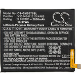 3.85V, Li-Polymer, 2850mAh, SmartPhone battery fits Gigaset, V30145-k1310-x465, Gs370, 10.97Wh Mobile, SmartPhone Cameron Sino Technology Limited (Smartphone)