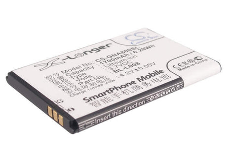 3.7V, Li-ion, 1700mAh, SmartPhone battery fits Gionee, Bl-l008, A800, 6.29Wh Mobile, SmartPhone Cameron Sino Technology Limited (Suspended)