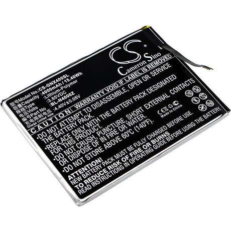 3.85V, Li-Polymer, 4000mAh, SmartPhone battery fits Gionee, Bl-n4000z, Allview X4 Soul Style, Allview X4 Soul Style Dual Sim, 15.4Wh Mobile, SmartPhone Cameron Sino Technology Limited (Smartphone)