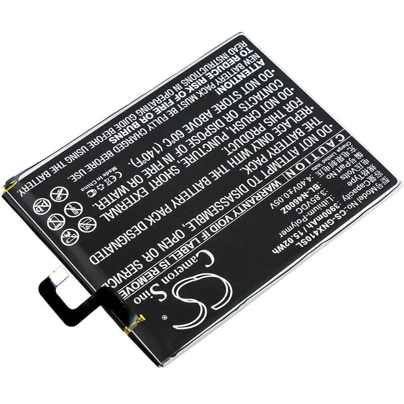 3.85V, Li-Polymer, 3900mAh, SmartPhone battery fits Gionee, Bl-n4600z, Allview X4 Soul Xtreme, Allview X4 Xtreme Soul Dual Si, 15.02Wh Mobile, SmartPhone Cameron Sino Technology Limited (Smartphone)
