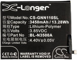 3.85V, Li-Polymer, 3450mAh, SmartPhone battery fits Gionee, Bl-n3500a, Elife S10, Elife S10 Dual Sim, 13.28Wh Mobile, SmartPhone Cameron Sino Technology Limited (Smartphone)