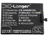 3.85V, Li-Polymer, 3100mAh, SmartPhone battery fits Gionee, Bl-n3130, Elife S6 Pro, Elife S6 Pro Dual Sim Td-lte I, 11.94Wh Mobile, SmartPhone Cameron Sino Technology Limited (Smartphone)