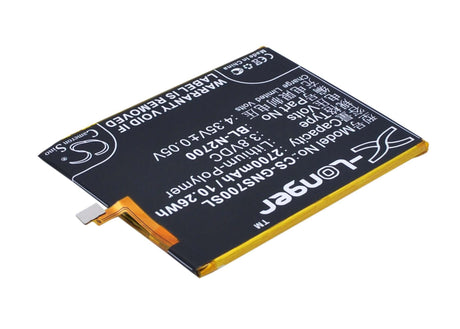 3.8V, Li-Polymer, 2700mAh, SmartPhone battery fits Gionee, Bl-n2700, Elife S7, Gn9006, 10.26Wh Mobile, SmartPhone Cameron Sino Technology Limited (Suspended)