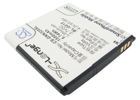 3.7V, Li-ion, 1550mAh, SmartPhone battery fits Gionee, Bl-g015, Gn205, Gn320, 5.74Wh Mobile, SmartPhone Cameron Sino Technology Limited (Smartphone)