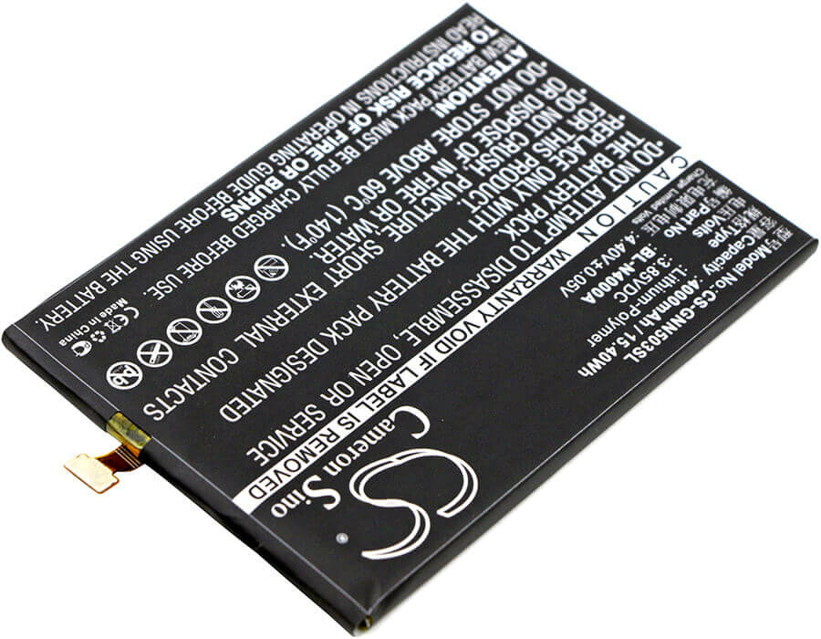 3.85V, Li-Polymer, 4000mAh, SmartPhone battery fits Gionee, Bl-n4000a, Gn5003, Gn5003s, 15.4Wh Mobile, SmartPhone Cameron Sino Technology Limited (Smartphone)